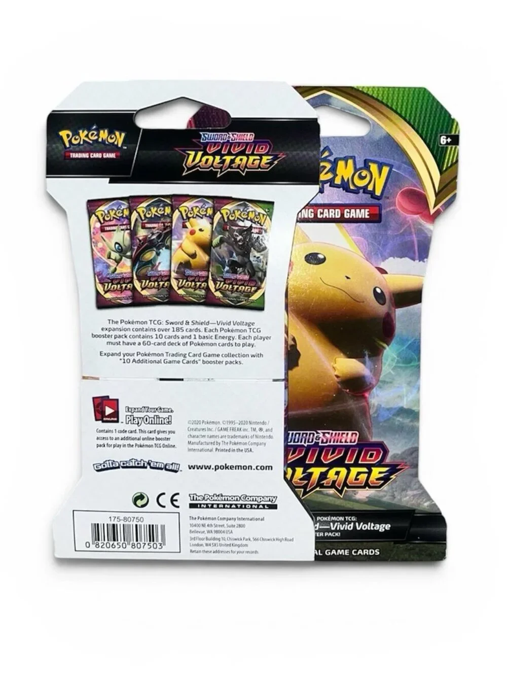 Factory Sealed Vivid Voltage Sleeved Booster Pack Bundle x2